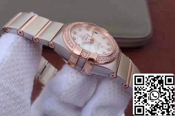 Omega Constellation Double Eagle Lady 3S Factory 27mm 1 1 Най-доброто издание швейцарски ETA8520 САЩ реплика часовник 3016 Omega Constellation Double Eagle Lady 3S Factory 27mm 1: 1 Най-доброто издание швейцарски ETA8520