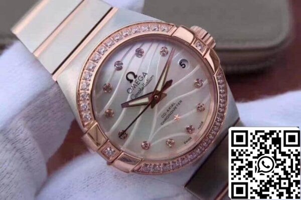 Omega Constellation Double Eagle Lady 3S Factory 27mm 1 1 Best Edition švicarski ETA8520 ZDA replika Watch 3615 Omega Constellation Double Eagle Lady 3S Factory 27mm 1: 1 Best Edition švicarski ETA8520