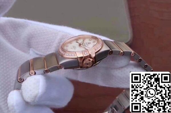 Omega Constellation Double Eagle Lady 3S Factory 27mm 1 1 Best Edition Swiss ETA8520 US Replica Watch 8655 Omega Constellation Double Eagle Lady 3S Factory 27mm 1:1 Best Edition Swiss ETA8520