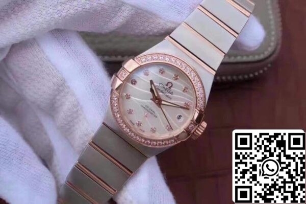 Omega Constellation Double Eagle Lady 3S Factory 27mm 1 1 Best Edition švicarski ETA8520 ZDA replika Watch 9634 Omega Constellation Double Eagle Lady 3S Factory 27mm 1: 1 Best Edition švicarski ETA8520