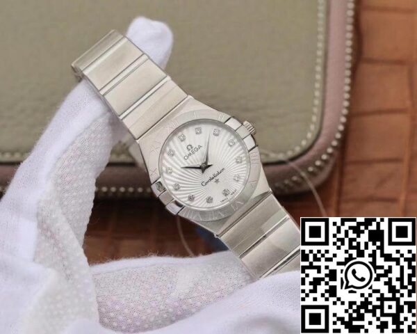 Omega Constellation Quartz Senhoras 123 10 27 60 55 001 TW Factory 1 1 Melhor Edição Swiss Eta Quartz 1376 US Réplica Relógio 1645 Omega Constellation Quartz Senhoras 123.10.27.60.55.001 TW Factory 1:1 Melhor Edição Swiss Eta Quartz 1376