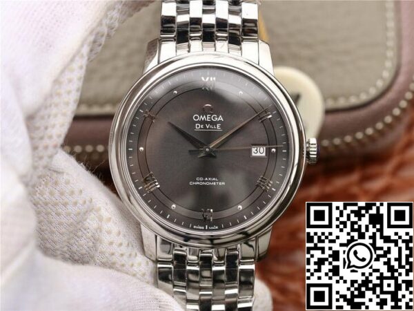 Omega De Ville 424 10 40 20 06 001 1 1 Best Edition MKS Factory Stainless Steel US Replica Zegarek 9814 Omega De Ville 424.10.40.20.06.001 1:1 Best Edition MKS Factory Stainless Steel