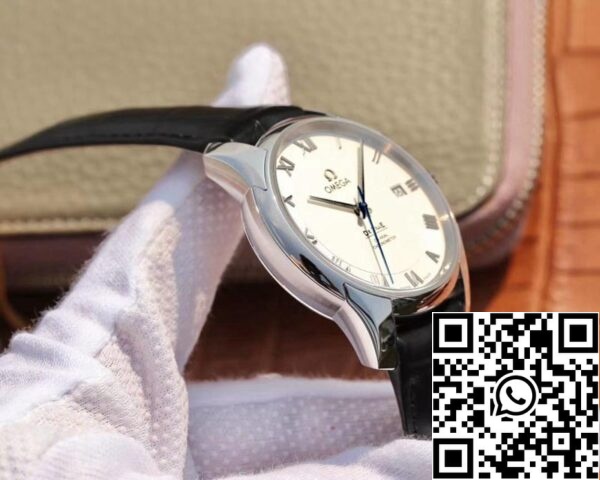 Omega De Ville 431 13 41 21 02 001 1 1 Best Edition VS Factory White Dial Swiss ETA8500 US Replica Watch 5531 Omega De Ville 431.13.41.21.21.02.001 1:1 Best Edition VS Factory White Dial Swiss ETA8500 Best Edition VS Factory White Dial Swiss ETA8500