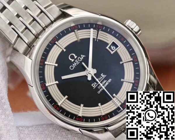 Omega De Ville 431 30 41 21 01 001 1 1 Best Edition VS Factory Black Dial Swiss ETA8500 US Replica Watch 4071 Omega De Ville 431.30.41.21.01.001 1:1 Best Edition VS Factory Black Dial Swiss ETA8500