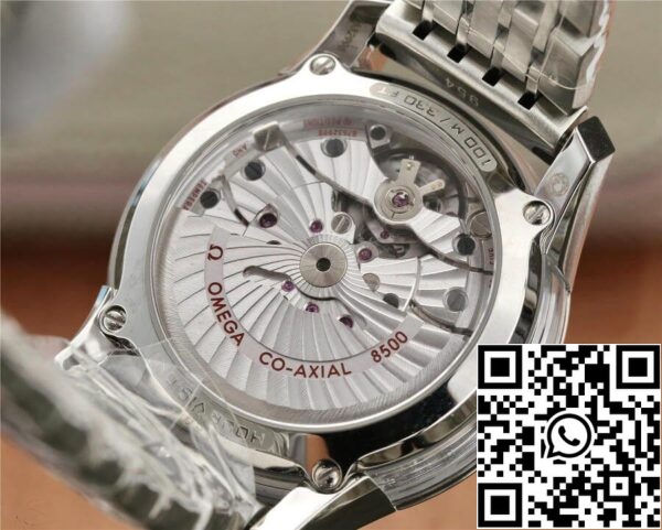 Omega De Ville 431 30 41 21 02 001 1 1 Best Edition VS Factory Silver Dia USA Replica óra 3419 Omega De Ville 431.30.41.21.02.001 1:1 Best Edition VS Factory Silver Dia