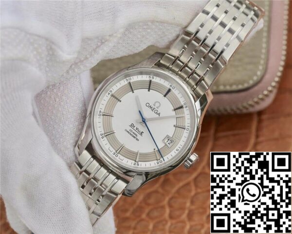 Omega De Ville 431 30 41 21 02 001 1 1 Best Edition VS Factory Silver Dia US Replica Watch 9603 Omega De Ville 431.30.41.21.02.001 1:1 Best Edition VS Factory Silver Dia