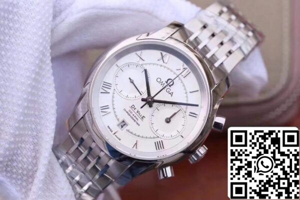 Omega De Ville Chronograph 42MM 431 10 42 51 02 001 OM Factory 1:1 Best Edition Swiss ETA9300 Stainless Steel Bracelet US Replica Watch 392 Omega De Ville Chronograph 42MM 431.10.42.51.02.001 OM Factory 1:1 Best Edition Swiss ETA9300 Stainless Steel Bracelet