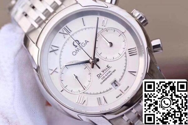 Omega De Ville Chronograph 42MM 431 10 42 51 02 001 OM Factory 1 1 Best Edition Swiss ETA9300 Stainless Steel Bracelet US Replica Watch 4904 Omega De Ville Chronograph 42MM 431.10.42.51.02.001 OM Factory 1:1 Best Edition Swiss ETA9300 Stainless Steel Bracelet