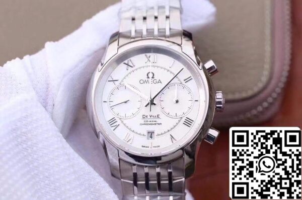 Omega De Ville Chronograph 42MM 431 10 42 51 02 001 OM Factory 1:1 Best Edition Swiss ETA9300 Stainless Steel Bracelet US Replica Watch 8279 Omega De Ville Chronograph 42MM 431.10.42.51.02.001 OM Factory 1:1 Best Edition Swiss ETA9300 Stainless Steel Bracelet