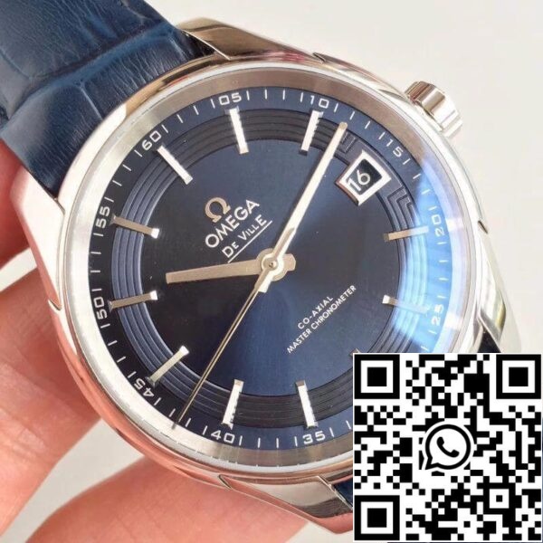 Omega De Ville Hour Vision 431 33 41 21 03 001 3S Factory 1 1 Best Edition Swiss ETA8500 Blue Dial US Replica Watch 3525 Omega De Ville Hour Vision 431.33.41.21.03.001 3S Factory 1:1 Best Edition Swiss ETA8500 Blue Dial