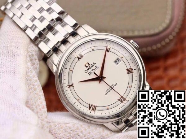 Omega De Ville Prestige 424 10 40 20 02 002 MKS Завод 1 1 Лучшее издание Швейцарский ETA9015 Серебряный циферблат США Реплика часы 2682 Omega De Ville Prestige 424.10.40.20.02.002 MKS Завод 1:1 Лучшее издание Швейцарский ETA9015 Серебряный циферблат