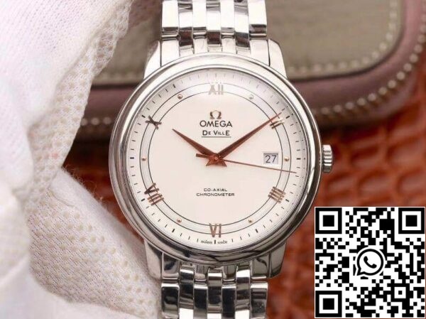 Omega De Ville Prestige 424 10 40 20 02 002 MKS Factory 1 1 Best Edition švicarski ETA9015 Silver Dial ZDA replika Watch 7198 Omega De Ville Prestige 424.10.40.20.02.002 MKS Factory 1: 1 Best Edition švicarski ETA9015 Silver Dial