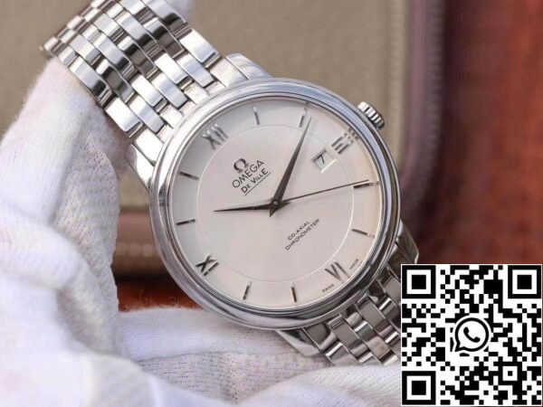 Omega De Ville Prestige 424 10 40 20 02 003 MKS Factory Mechanical Watches 1 1 Best Edition Swiss ETA9015 White Dial US Replica Watch 9109 Omega De Ville Prestige 424.10.40.20.02.003 MKS Factory Mechanical Watches 1:1 Best Edition Swiss ETA9015 White Dial 1:1 Best Edition Swiss ETA9015 White Dial