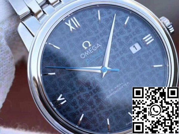 Omega De Ville Prestige 424 10 40 20 03 003 1 1 Cea mai bună ediție elvețiană ETA2892 Blue Textured Dial US Replica Watch 5801 Omega De Ville Prestige 424.10.40.20.03.003 1:1 Cea mai bună ediție elvețiană ETA2892 Blue Textured Dial