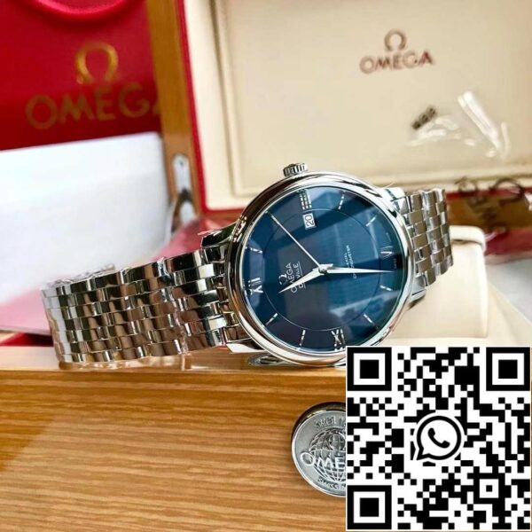 Omega De Ville Prestige Co Axial Chronometer 39 5 mm 424 10 40 20 03 001 Швейцарски оригинален механизъм Американски часовник реплика 9545 Omega De Ville Prestige Co-Axial Chronometer 39,5 mm 424.10.40.20.03.001 - Швейцарски оригинален механизъм