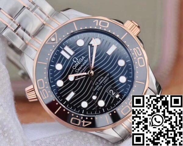 Omega Seamaster 210 20 42 20 01 001 1 1 Melhor Edição VS Fábrica Mostrador Preto Suíço ETA8800 US Réplica Relógio 5082 Omega Seamaster 210.20.42.20.01.001 1:1 Melhor Edição VS Fábrica Mostrador Preto Suíço ETA8800