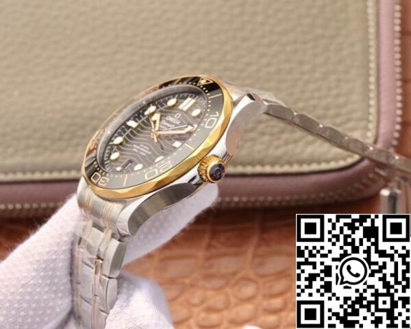 Omega Seamaster 210 20 42 20 01 002 1 1 Melhor Edição VS Fábrica Mostrador Preto EUA Réplica Relógio 8710 Omega Seamaster 210.20.42.20.01.002 1:1 Melhor Edição VS Fábrica Mostrador Preto