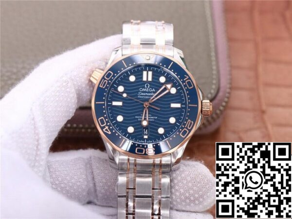 Omega Seamaster 210 20 42 20 03 002 1 1 Best Edition VS Factory Quadrante Blu Replica Orologio 9110 Omega Seamaster 210.20.42.20.03.002 1:1 Best Edition VS Factory Quadrante Blu