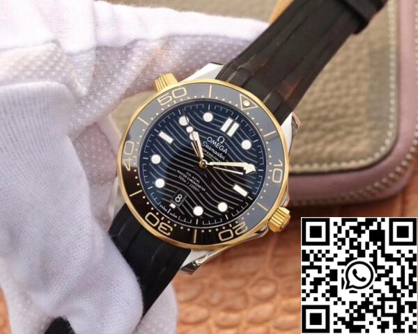 Omega Seamaster 210 22 42 20 01 001 1 1 Best Edition VS Factory fekete számlap svájci ETA8800 US Replica Watch 9302 Omega Seamaster 210.22.42.20.01.001 1:1 Best Edition VS Factory fekete számlap svájci ETA8800