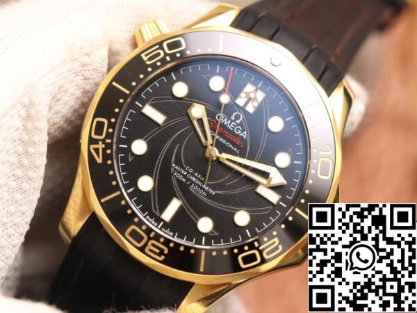 Omega Seamaster 210 62 42 20 01 001 1 1 Best Edition VS Factory Musta Dial Yhdysvaltain Replica katsella 8366 Omega Seamaster 210.62.42.20.01.001 1:1 Best Edition VS Factory Musta Dial