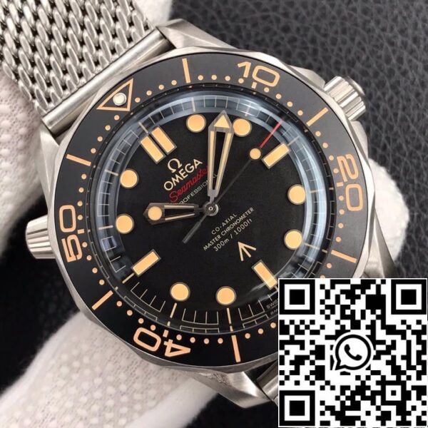 Omega Seamaster 210 90 42 20 01 001 James Bond 007 1 1 Melhor Edição VS Fábrica Titânio Metal EUA Réplica Relógio 3069 Omega Seamaster 210.90.42.20.01.001 James Bond 007 1:1 Melhor Edição VS Fábrica Titânio Metal