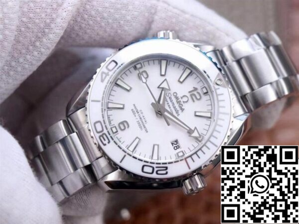 Omega Seamaster 215 30 40 20 04 001 Planet Ocean 600M 1 1 Melhor Edição VS Fábrica Mostrador Branco EUA Réplica Relógio 0 Omega Seamaster 215.30.40.20.04.001 Planet Ocean 600M 1:1 Melhor Edição VS Fábrica Mostrador Branco