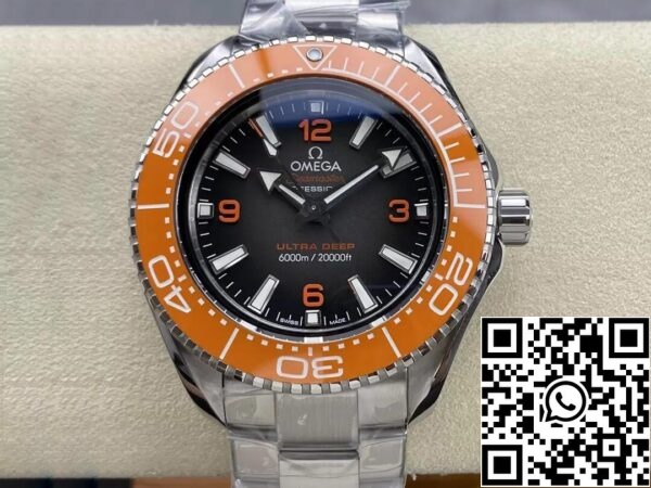 Omega Seamaster 215 30 46 21 06 001 1 1 Best Edition VS Factory Orange Bezel US Replica Watch 6818 Omega Seamaster 215.30.46.21.06.001 1:1 Best Edition VS Factory Orange Bezel