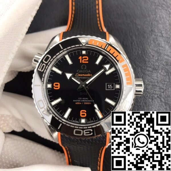 Omega Seamaster 215 32 44 21 01 001 1 1 Best Edition VS Factory Black Dial US Replica óra 7265 Omega Seamaster 215.32.44.21.01.001 1:1 Best Edition VS Factory Black Dial