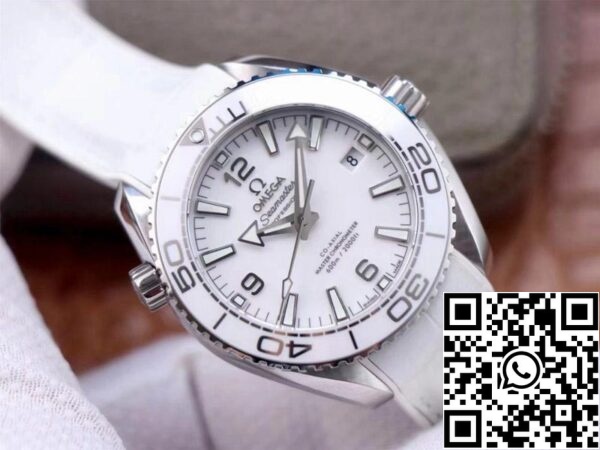 Omega Seamaster 215 33 40 20 04 001 Planet Ocean 600M 1 1 Melhor Edição VS Fábrica Mostrador Branco Suíço ETA8800 US Réplica Relógio 4905 Omega Seamaster 215.33.40.20.04.001 Planet Ocean 600M 1:1 Melhor Edição VS Fábrica Mostrador Branco Suíço ETA8800