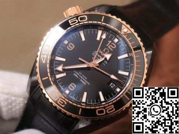 Omega Seamaster 215 62 40 20 13 001 Deepsea King 600M VS Factory 1 1 Best Edition 18K Rose Gold Bezel Swiss Omega 8906 US Replica Óra 5482 Omega Seamaster 215.62.40.20.13.001 Deepsea King 600M VS Factory 1:1 Best Edition 18K Rose Gold Bezel Swiss Omega 8906