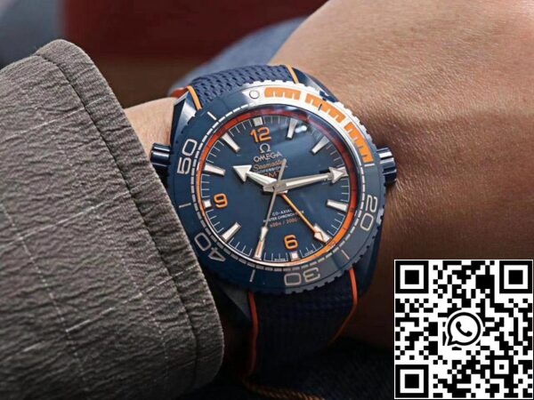 Omega Seamaster 215 92 46 22 03 001 1 1 Best Edition VS Factory Blue Ceramic Swiss ETA8906 US Replica Uhr 2387 Omega Seamaster 215.92.46.22.03.001 1:1 Best Edition VS Factory Blue Ceramic Swiss ETA8906