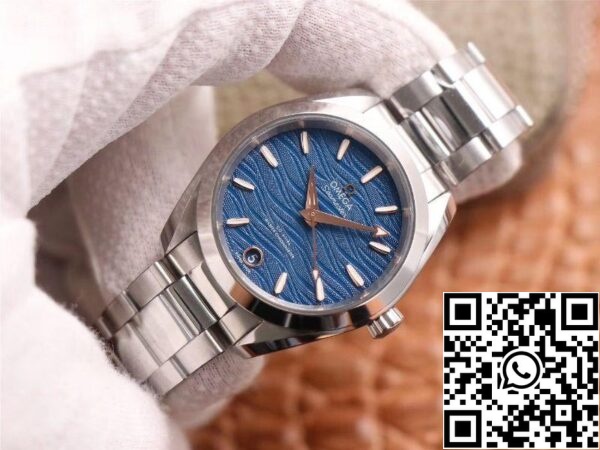 Omega Seamaster 220 10 38 20 03 002 Aqua Terra 150M 1 1 Best Edition VS Factory Blue Dial Sveitsin 8800 US Replica Watch 8530 Omega Seamaster 220.10.38.20.03.002 Aqua Terra 150M 1:1 Best Edition VS Factory Blue Dial Sveitsin 8800