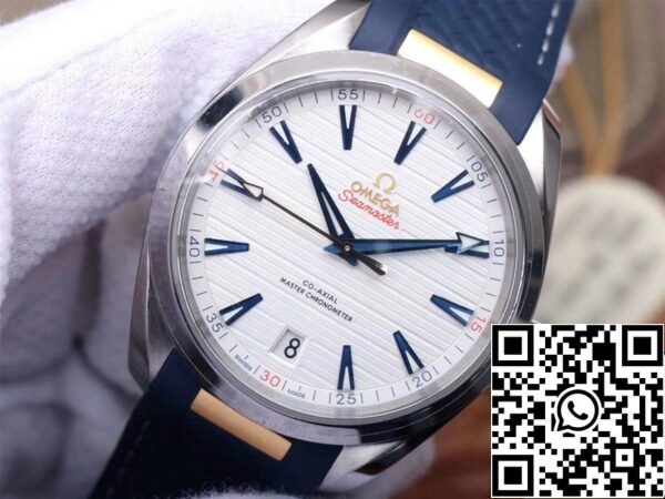 Omega Seamaster 220 12 41 21 02 004 1 1 Best Edition Ryder Cup VS Factory White Dial US Replica Watch 1811 Omega Seamaster 220.12.41.21.02.004 1:1 Best Edition Ryder Cup VS Factory White Dial