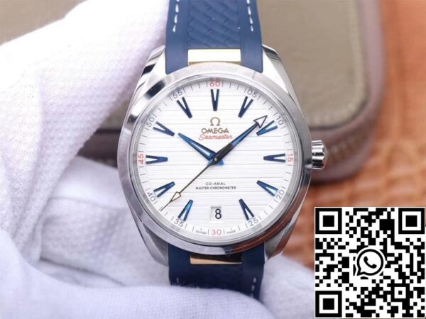 Omega Seamaster 220 12 41 21 02 004 1 1 Best Edition Ryder Cup VS Factory White Dial US Replica Watch 8680 Omega Seamaster 220.12.41.21.02.004 1:1 Best Edition Ryder Cup VS Factory White Dial