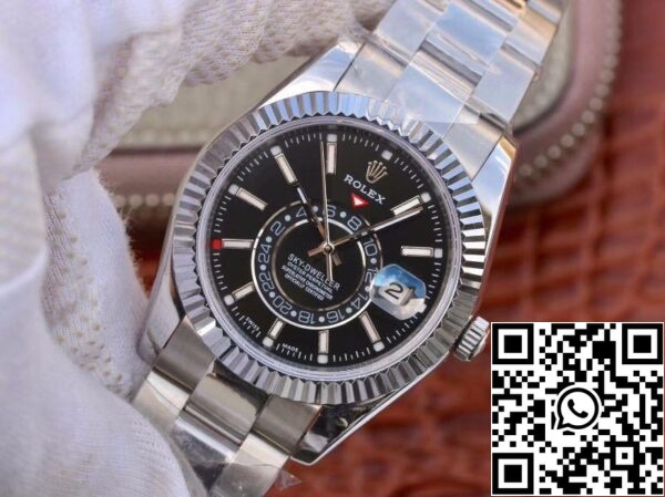 WaterMark 2 778 Rolex SKY DWELLER 326139 Legjobb 1:1 Edition Legjobb gyári fekete számlap