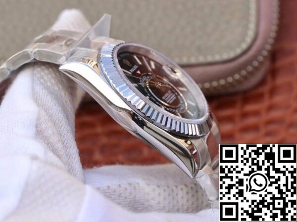 WaterMark 4 775 Rolex SKY DWELLER 326139 Paras 1:1 painos Paras Factory Musta soittaa