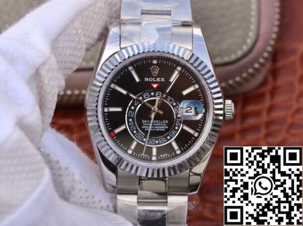 WaterMark 783 Rolex SKY DWELLER 326139 Legjobb 1:1 Edition Legjobb gyári fekete számlap