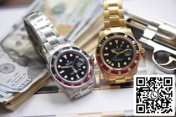 WhatsAppImage2024 08 03at18.04.30 Rolex GMT Master II 116759 SAru-78209 1:1 Mejor Edición ROF Factory Esfera Negra Suizo ETA2836