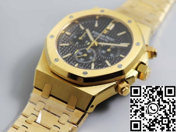 a1569132668210 2586 Audemars Piguet Royal Oak 26331 1:1 Best Edition OM Factory Quadrante nero Oro giallo