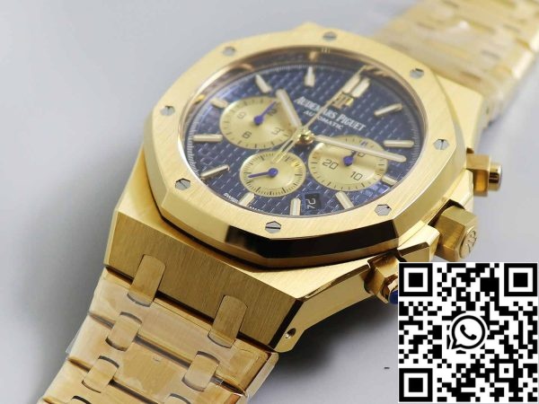 a1569132704153 1608 Audemars Piguet Royal Oak 26331BA 1:1 Best Edition OM Factory Blå urtavla Gul Guld