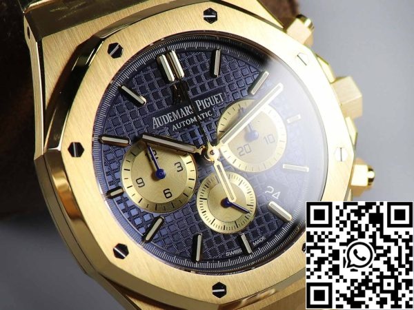 a1569132704456 3234 Audemars Piguet Royal Oak 26331BA 1:1 Best Edition OM Factory Blue Dial Yellow Gold