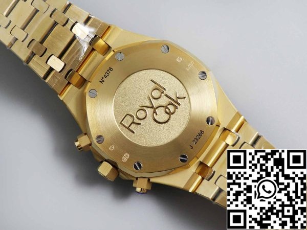 a1569132774677 2034 Audemars Piguet Royal Oak 26331 1:1 Best Edition OM Factory Blå urtavla Gul Guld Rostfritt Stål