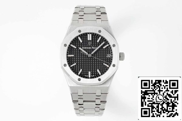 a1657509637535 1185 Audemars Piguet Royal Oak 15500ST.OO.1220ST.03 APS Factory V2 Musta kellotaulu ja valkoinen kello