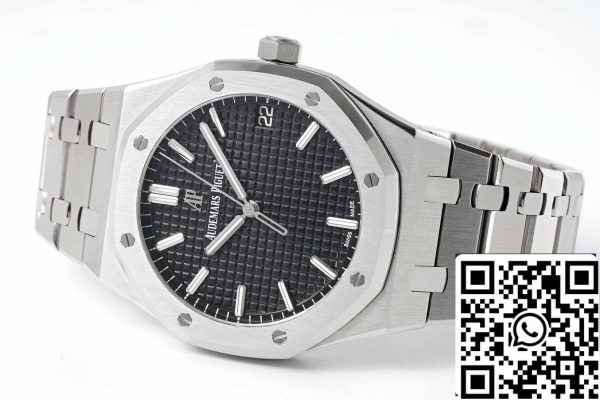 a1657509637595 5306 Audemars Piguet Royal Oak 15500ST.OO.1220ST.03 APS Factory V2 Musta kellotaulu ja valkoinen kello