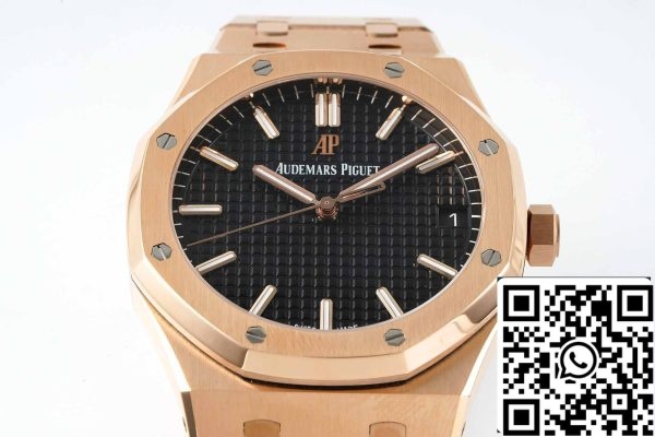 a1666765673016 0818 Audemars Piguet Royal Oak 15500OR.OO.1220OR.01 APS Factory V2 1:1 Best Edition Black Dial