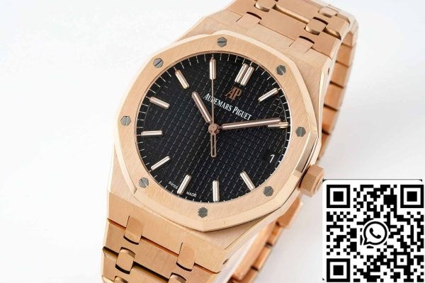 a1666765673017 4666 Audemars Piguet Royal Oak 15500OR.OO.1220OR.01 APS Factory V2 1:1 Best Edition Musta kellotaulu