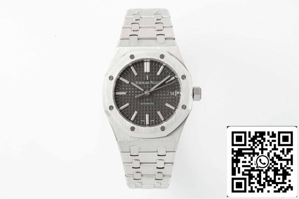 a1684642068822 0807 Audemars Piguet Royal Oak 15450ST.OO.1256ST.02 1:1 Best Edition APS Factory V3 Quadrante grigio rutenio