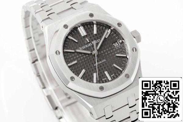 a1684642068838 3258 Audemars Piguet Royal Oak 15450ST.OO.1256ST.02 1:1 Mejor Edición APS Factory V3 Esfera gris rutenio