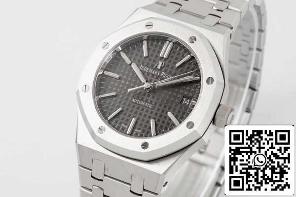 a1684642068842 0331 Audemars Piguet Royal Oak 15450ST.OO.1256ST.02 1:1 Best Edition APS Factory V3 Gray Ruthenium Dial