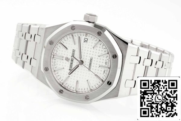 a1684642127244 4477 Audemars Piguet Royal Oak 15450ST.OO.1256ST.01 1:1 Best Edition APS Factory V3 Quadrante argento